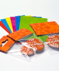 Beutel mit bedrucktem Reiter / Satteletikett