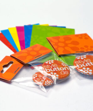 Beutel mit bedrucktem Reiter / Satteletikett