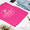 Junggesellinnenabschied T-Shirt Braut mit Krone fuchsia