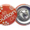 Button 25 mm mit Butterfly-Verschluss