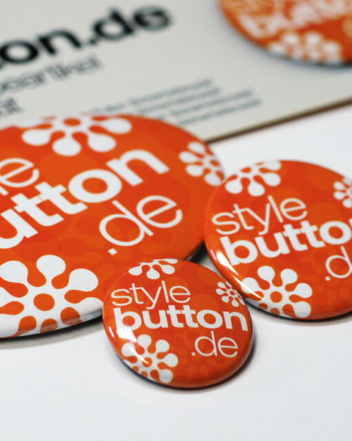 unser kleines Musterset mit Buttons ist kostenlos