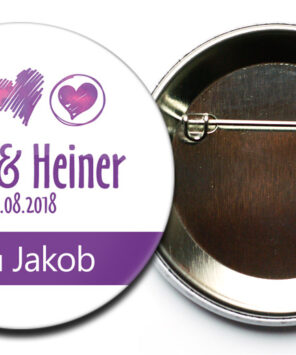 hochzeit button modell 42 herzen sn Hochzeit-Button Modell #42 Herzvariationen