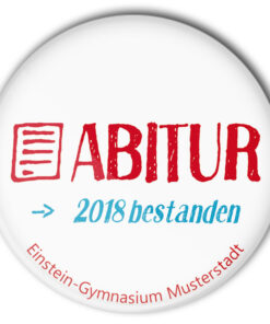 Abi Button Nr. 4 Matura Anstecker