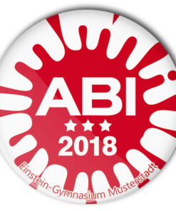 Abitur Schulabschluss Button Mod.2