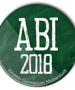 Abitur Abschluss Matura Button: individualisierter Anstecker Gymnasium