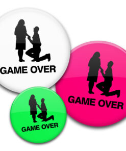 Game Over Buttons für JGA unisex