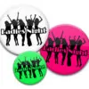 Buttuns Ladies Night Party 2 feiernde Girls JGA Buttons
