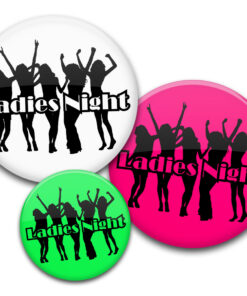Buttuns Ladies Night Party 2 feiernde Girls JGA Buttons