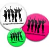 Party 1 JGA Buttons für Frauen