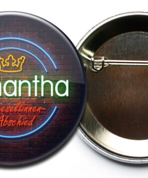 Frauenbutton JGA Bar mit Anstecknadel