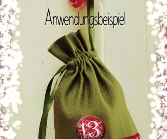 Adventskalenderbutton Anwendungsbeispiel 24 Advents-Kalenderbuttons XMAS 1