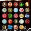 Adventskalenderbuttons Set 1