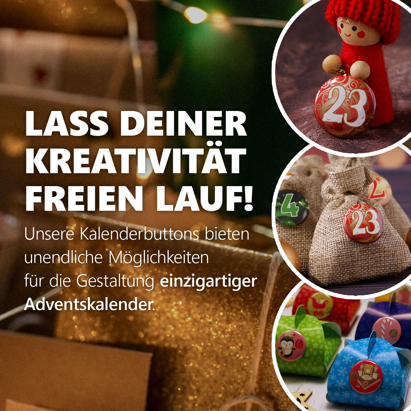 24 Advents-Kalenderbuttons XMAS 1 – Bild 6