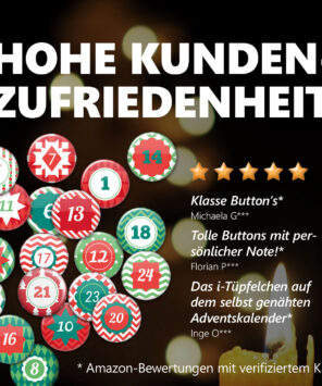 XMAS2 klasse buttons 24 Advents-Kalenderbuttons XMAS 2