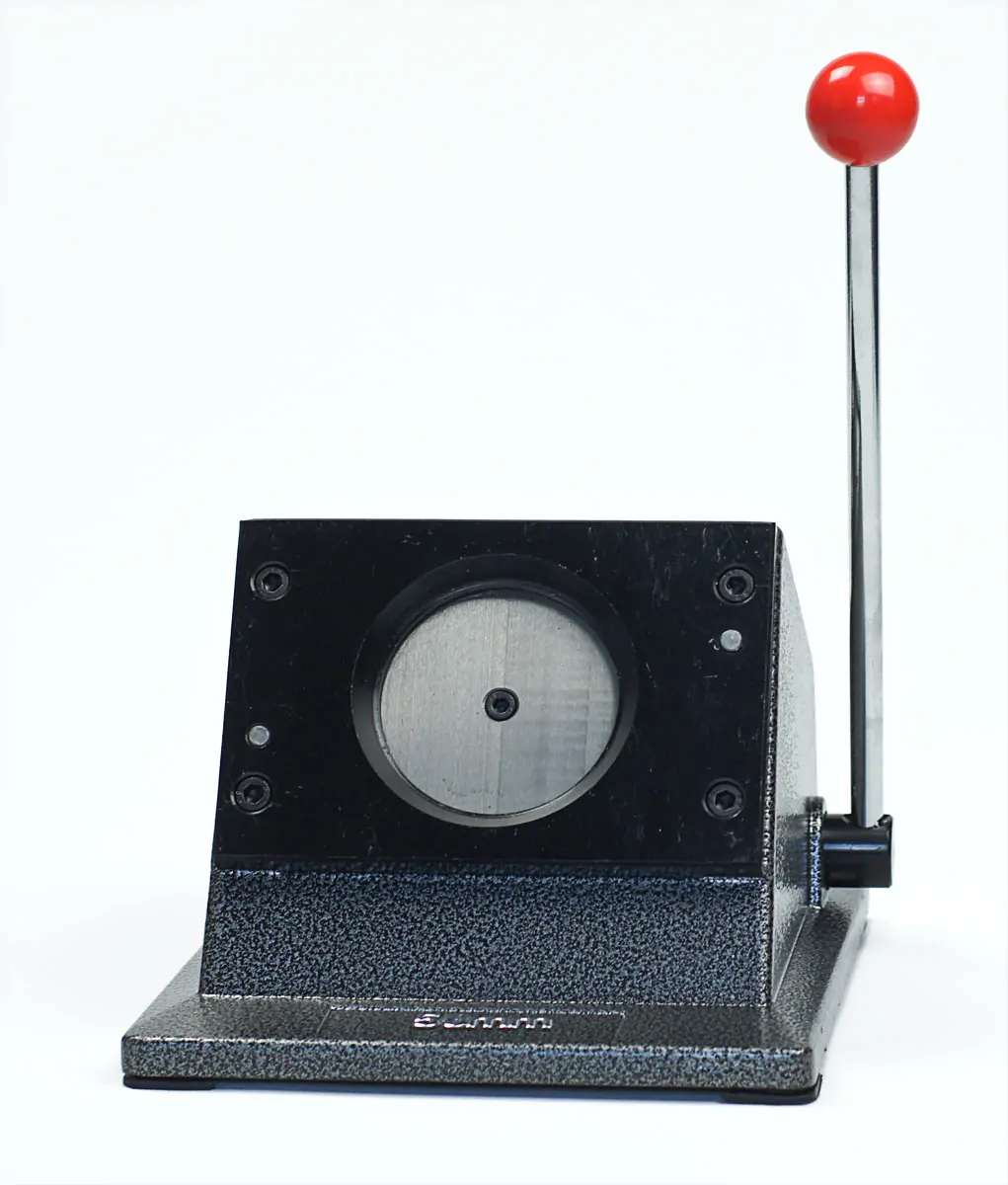 Button-Papierstanze für Papiereinleger