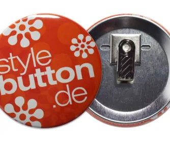 76 mm Button mit Krokoclip