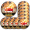Buttons-Set Junggesellenabschied Cocktails Bar Palmen Sommer personalisiert