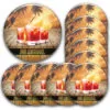 Buttons-Set Junggesellenabschied Cocktails Bar Palmen Sommer personalisiert