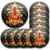 Button-Set JGA 25 für Herren und Frauen unisex personalisiert