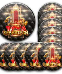Button-Set JGA 25 für Herren und Frauen unisex personalisiert