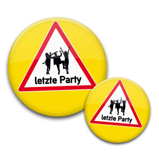 JGA letzte Party Buttons