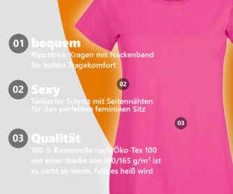 Qualitaet JGA Shirts finde Deine Größe: Muster-Shirt