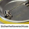 Blindenanstecker Sicherheitsverschluss 37 mm