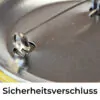 Blindenbutton Sicherheitsverschluss 56 mm