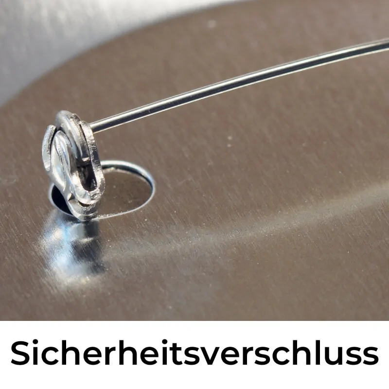 Blindenabzeichen Sicherheitsverschluss 76 mm