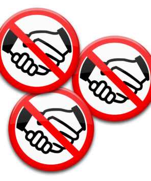 Händeschütteln verboten - Infektionsgefahr verringern