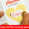 Rubbelkarte Schwangerschaft für die Mutter zum freikratzen.