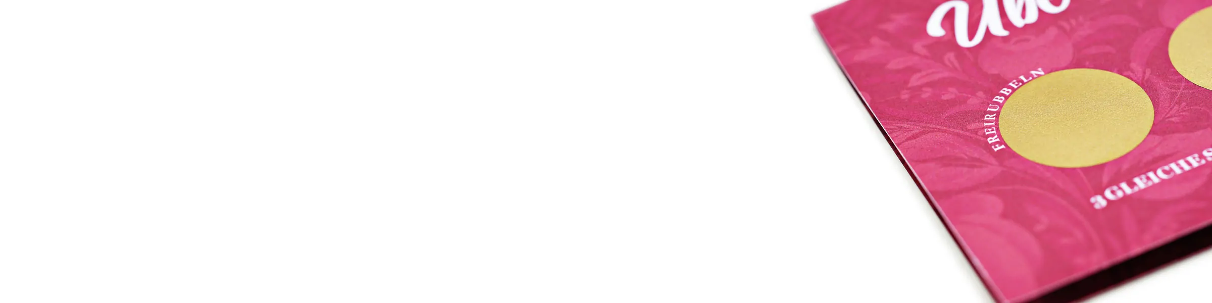 liebevoll gestaltete Rubbelkarten aus der Manufaktur für Feinpapeterie und Buttons