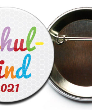 reflektierender Button Schulkind Schulanfang