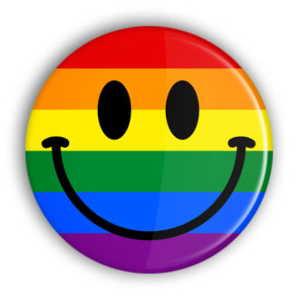 LGBT Regenbogen Smiley