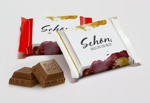 Ritter Sport Mini Banderole "BurgundGolden"