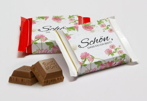 Ritter Sport Mini Banderole "Sommerklee"