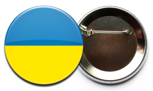 Ukraine Anstecker mit Sicherheitsnadel