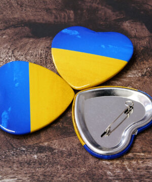 Ukraine Buttons blau gelb