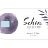süßes Geschenk für die Gäste: personalisierter Pralinenaufleger Violet Dream