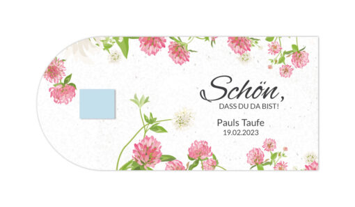 Pralinenkarte "Sommerklee" – Bild 2