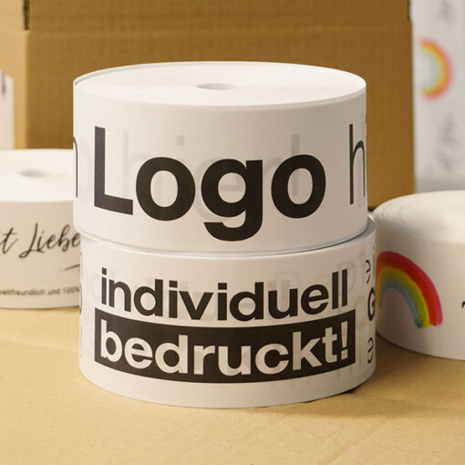 individuell bedrucktes Papierklebeband