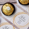 PK GC Gastgeschenk Ferrero Pralinenkarte "Golden Circle"