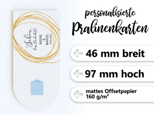 Pralinenkarte "Golden Circle" – Bild 2