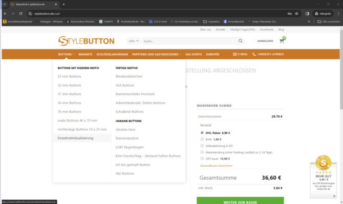Einzelindividualisierung aufrufen