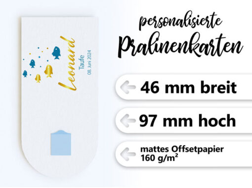 Details der Pralinenkarten