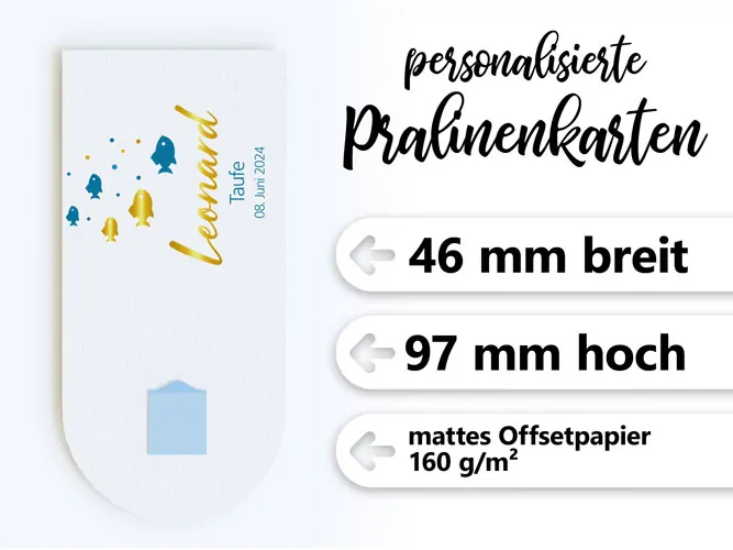 Details der Pralinenkarten