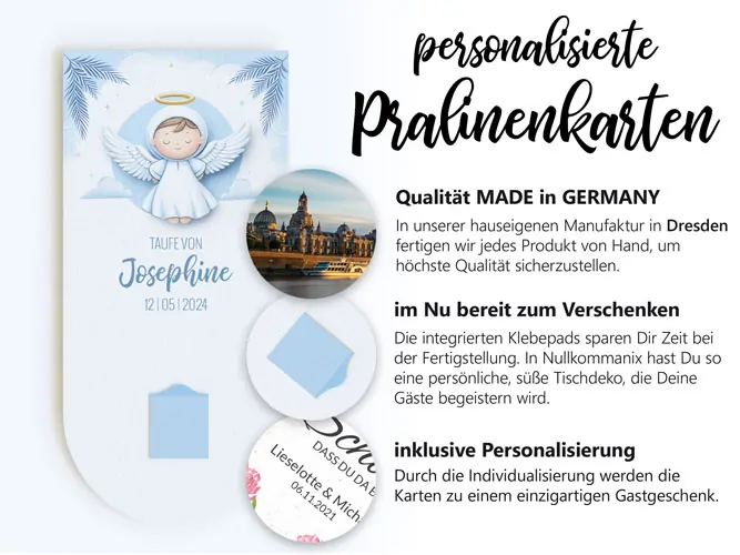Vorteile unserer Pralinenkarten