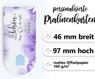 Detail Pralinenkarte