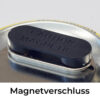 Magnetverschluss / Kleidungsmagnet (Doppelmagnet) an einem 56 mm Button